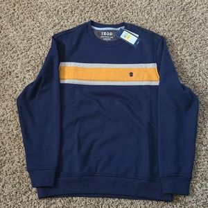IZOD sweatshirt Men's M Blue/yellow